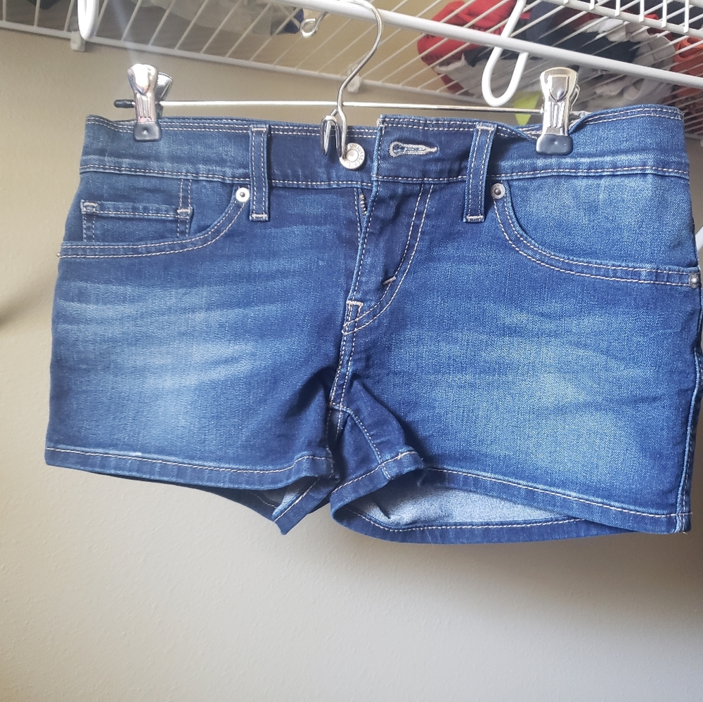 Denim "Shorty" shorts